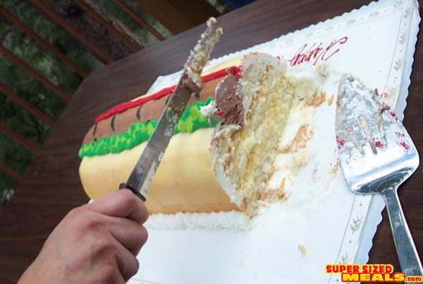 Hot Dog Cake