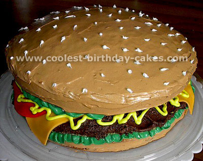 SupersizedMeals.com - Giant Burger Birthday Cakes