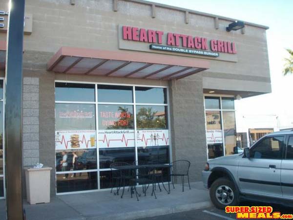 the heart attack grill menu. The Heart Attack Grill, Tempe,