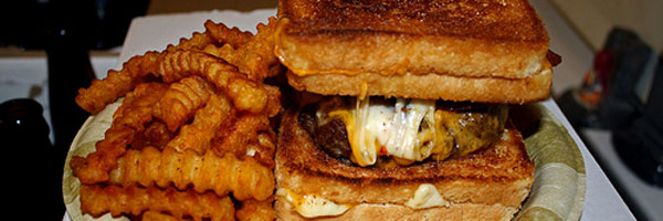 super-stack heart attack burger. Cheese Sandwich Burger